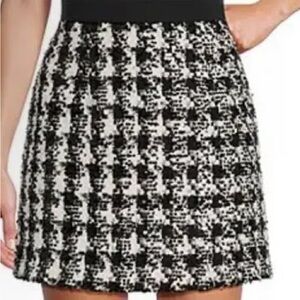 NWT Antonio Melani Black White Skirt Size 12 Classic Workwear